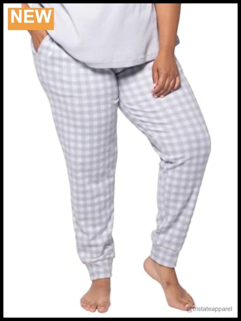 Jacquard Knit Pull-On Jogger Pants Semi Fit Comfort Lounge Sleep Bottoms
